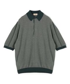TOMORROWLAND / トゥモローランド ニット・セーター | 【別注】JOHN SMEDLEY 30Gハニカム編み ニットポロ ISIS