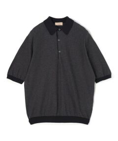 TOMORROWLAND / トゥモローランド ニット・セーター | 【別注】JOHN SMEDLEY 30Gハニカム編み ニットポロ ISIS