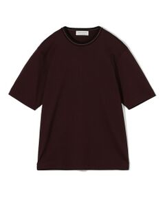 TOMORROWLAND / トゥモローランド カットソー | スーピマコットンシルケット リンキングニット襟Tシャツ