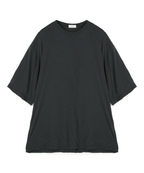 TOMORROWLAND / トゥモローランド カットソー | スイスコットン ダブルフェイス ハイゲージTシャツ(17 チャコールグレー)