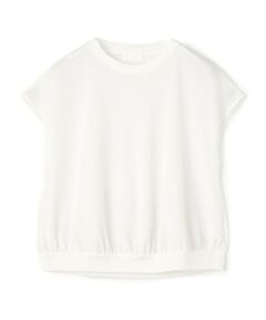 TOMORROWLAND / トゥモローランド カットソー | ワッフルジャージーコンビ フレンチスリーブプルオーバー