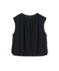 TOMORROWLAND / トゥモローランド カットソー | コットンシアートリコット ギャザーショートブラウス