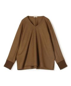 TOMORROWLAND / トゥモローランド カットソー | 【WEB先行予約】ニットコンビネーション Vネックプルオーバー