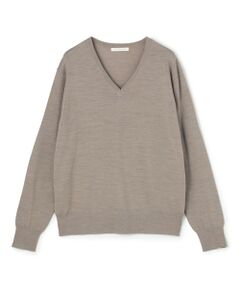 TOMORROWLAND / トゥモローランド ニット・セーター | 【WEB先行予約】プレーンウール Vネックプルオーバー