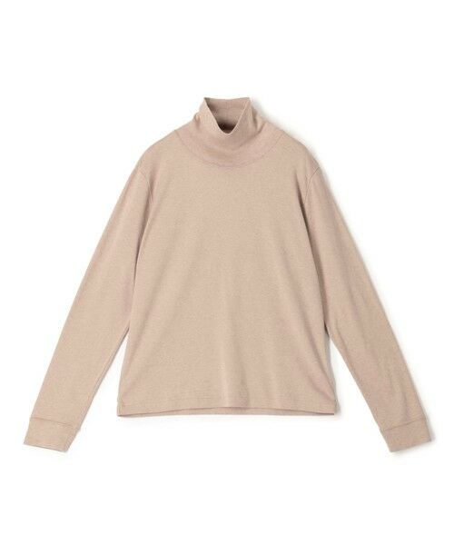 TOMORROWLAND / トゥモローランド Tシャツ | コットンカシミヤジャージー ハイネックプルオーバー（43 ベージュ）