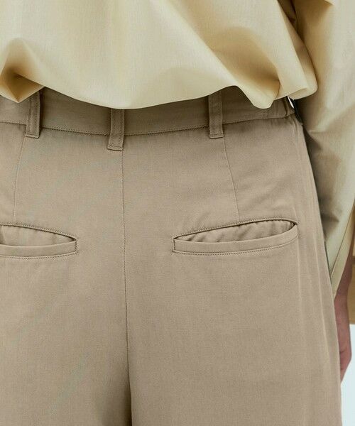 TOMORROWLAND / トゥモローランド その他パンツ | 【WEB先行予約】セルロースギャバジン 2タックパンツ | 詳細7