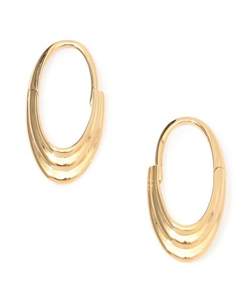 TOMORROWLAND / トゥモローランド ピアス・イヤリング | Otiumberg. Roscida Ridged Hoops ピアス | 詳細1