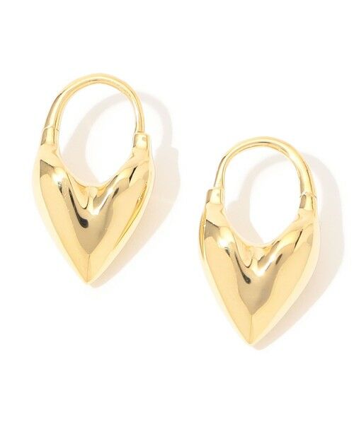 TOMORROWLAND / トゥモローランド ピアス・イヤリング | Otiumberg. Roscida Heart Hoops ピアス(91 ゴールド)