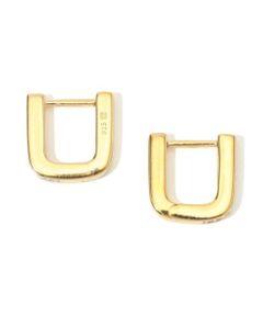 TOMORROWLAND / トゥモローランド ピアス・イヤリング | Otiumberg. Pave Edged Square フープピアス