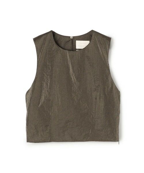 TOMORROWLAND / トゥモローランド シャツ・ブラウス | LAUREN MANOOGIAN CROP ノースリーブトップ（17 チャコールグレー）