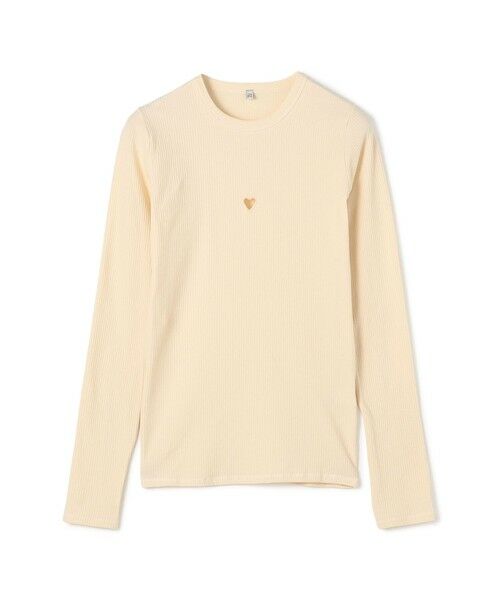 TOMORROWLAND / トゥモローランド Tシャツ | BASERANGE HEART ロングスリーブプルオーバー（11 ホワイト）