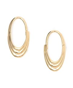 TOMORROWLAND / トゥモローランド ピアス・イヤリング | Otiumberg. Roscida Ridged Hoops ゴールド ピアス