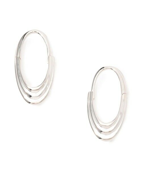 TOMORROWLAND / トゥモローランド ピアス・イヤリング | Otiumberg. Roscida Ridged Hoops シルバー ピアス | 詳細1