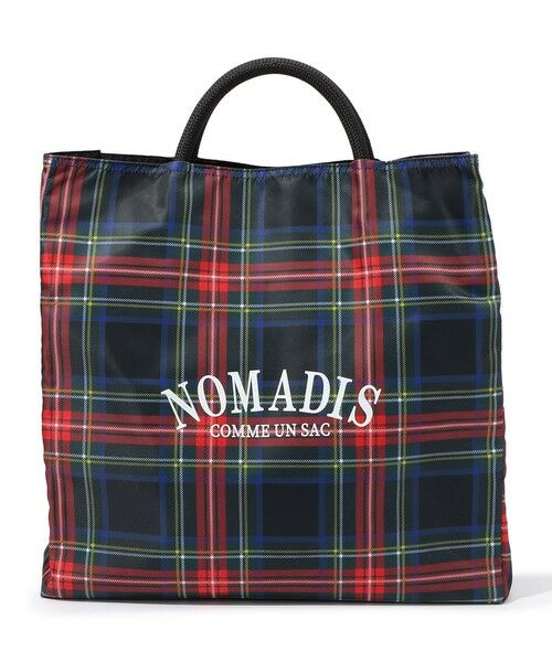 TOMORROWLAND / トゥモローランド トートバッグ | NOMADIS SAC  チェックトートバッグ（18 ブラック系）
