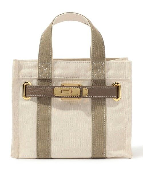 TOMORROWLAND / トゥモローランド トートバッグ | 【別注】sita parantica FACING STITCH TOTE S ハンドバッグ(14 グレー系)