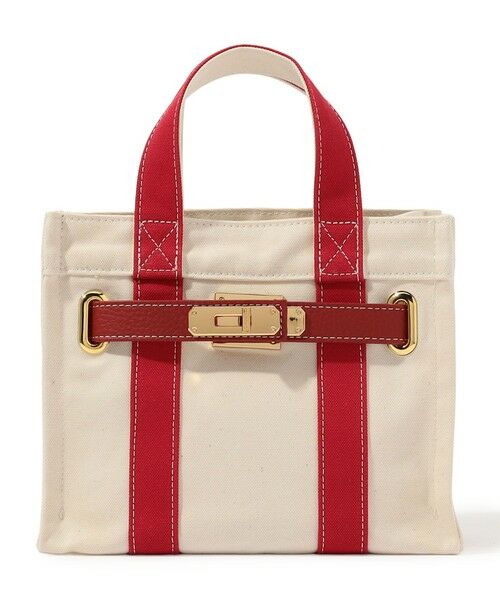 TOMORROWLAND / トゥモローランド トートバッグ | 【別注】sita parantica FACING STITCH TOTE S ハンドバッグ(34 レッド系)
