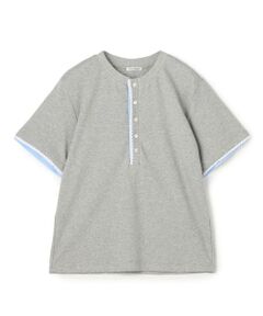 TOMORROWLAND / トゥモローランド Tシャツ | コットンレイヤードヘンリーTシャツ