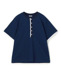 TOMORROWLAND / トゥモローランド Tシャツ | コットンレイヤードヘンリーTシャツ