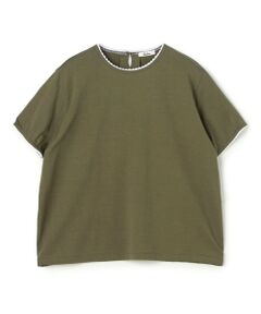 TOMORROWLAND / トゥモローランド Tシャツ | コットンモダール レースティー