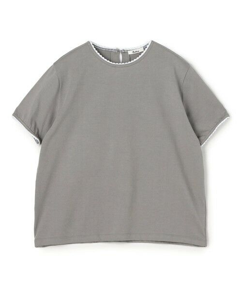 TOMORROWLAND / トゥモローランド Tシャツ | コットンモダール レースティー(13 ライトグレー)
