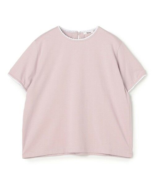 TOMORROWLAND / トゥモローランド Tシャツ | コットンモダール レースティー(31 ライトピンク)