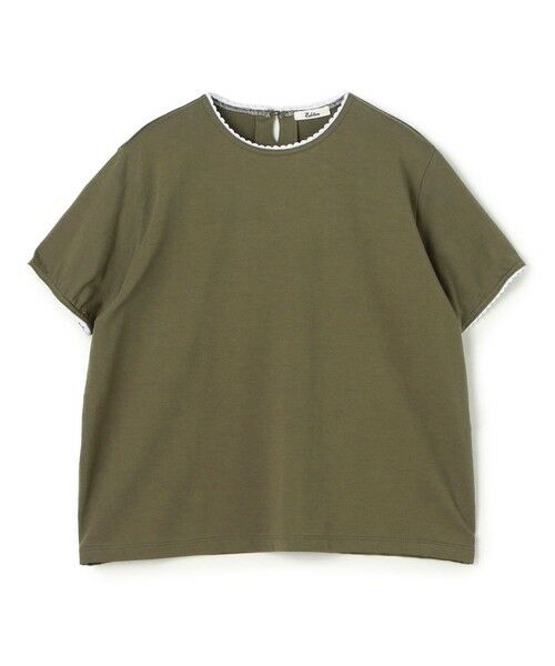 TOMORROWLAND / トゥモローランド Tシャツ | コットンモダール レースティー(57 カーキ)