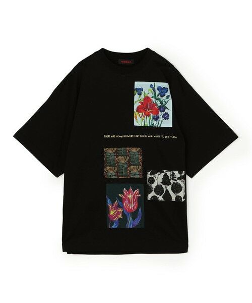TOMORROWLAND / トゥモローランド カットソー | スビンコットン TULIP BLOOMTシャツ(18 ブラック系)