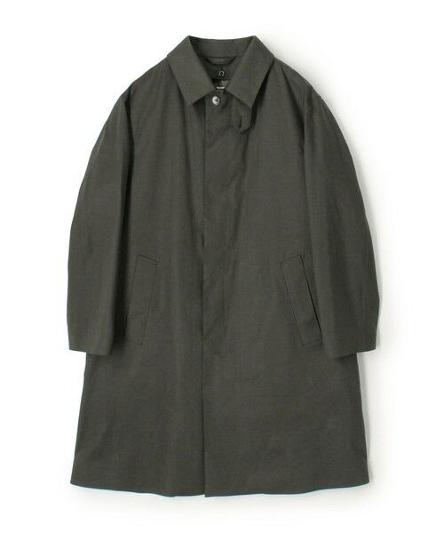 TOMORROWLAND / トゥモローランド ステンカラーコート | 【WEB先行予約・別注】MACKINTOSH DUNKELD MODERN FIT EX レインテック ステンカラーコート(59 カーキ)