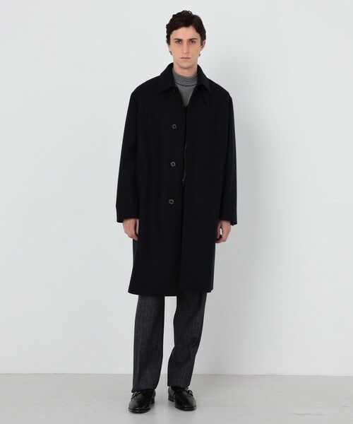 TOMORROWLAND / トゥモローランド ステンカラーコート | 【WEB先行予約・別注】MACKINTOSH DUNKELD MODERN FIT EX ウールメルトン ステンカラーコート | 詳細1
