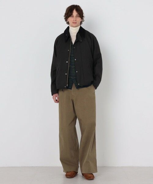 TOMORROWLAND / トゥモローランド ブルゾン | 【WEB先行予約・別注】Barbour TRANSPORT 3WAY ウールブルゾン DORMEUIL | 詳細1