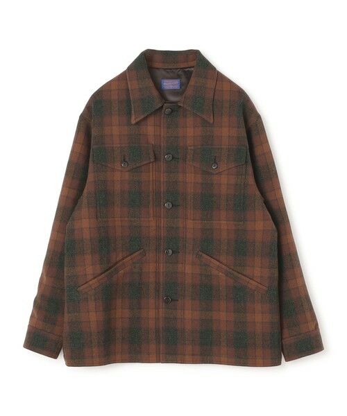 TOMORROWLAND / トゥモローランド ブルゾン | 【WEB先行予約・別注】PENDLETON ウールチェック CPO シャツブルゾン（38 オレンジ系）