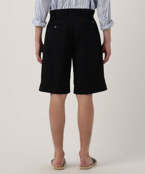 TOMORROWLAND / トゥモローランド ショート・ハーフ・半端丈パンツ | ウールポリエステルツイル バレルワイドショートパンツ | 詳細5