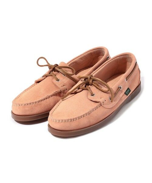 TOMORROWLAND / トゥモローランド フラットシューズ | Paraboot BARTH スエード デッキシューズ(33 ピンク)