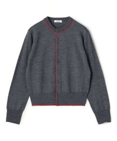 TOMORROWLAND / トゥモローランド カーディガン・ボレロ | プレーンウール クルーネックカーディガン