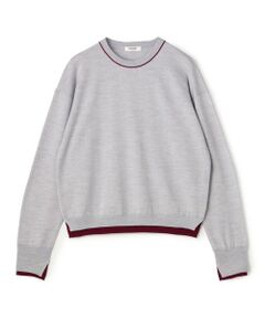 プレーンウール クルーネックプルオーバー