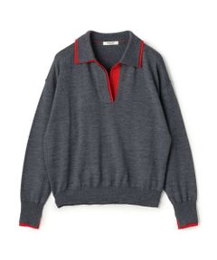 TOMORROWLAND / トゥモローランド ニット・セーター | プレーンウールレイヤー スキッパープルオーバー