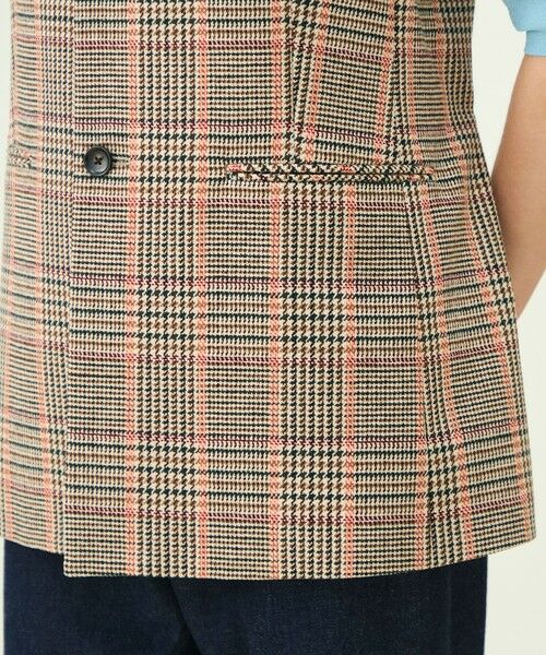 TOMORROWLAND / トゥモローランド ベスト | ブリティッシュチェック ミドルジレ | 詳細11