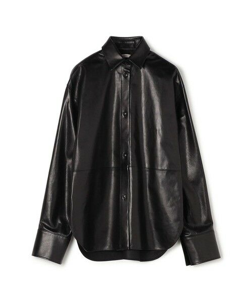 TOMORROWLAND / トゥモローランド シャツ・ブラウス | TURKEY LIGHT  LEATHER  ベーシックシャツ（19 ブラック）