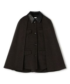 TOMORROWLAND / トゥモローランド ポンチョ | 【WEB先行予約】ライトダブルフェイスシャギー ケープコート