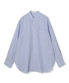 TOMORROWLAND / トゥモローランド シャツ・ブラウス | クランプルブロード バンドカラーシャツ