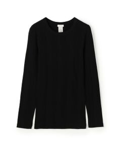 TOMORROWLAND / トゥモローランド Tシャツ | コットンランダムリブ クルーネックプルオーバー