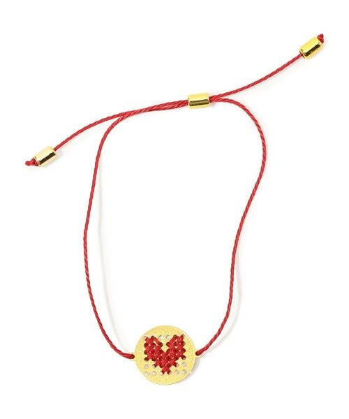 TOMORROWLAND / トゥモローランド ブレスレット・バングル | L'EIGHT STUDIO COIN CORD BRACELET（35 レッド）