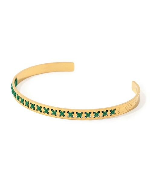 TOMORROWLAND / トゥモローランド ブレスレット・バングル | L'EIGHT STUDIO CROSSES BRACELET（55 グリーン）