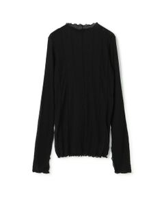 TOMORROWLAND / トゥモローランド カットソー | HAKUJI Sheer rib BN PO ボトルネック プルオーバー