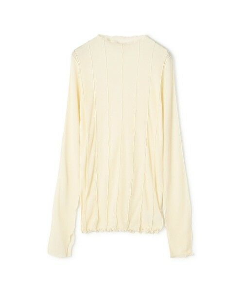 TOMORROWLAND / トゥモローランド カットソー | HAKUJI Sheer rib BN PO ボトルネック プルオーバー（11 ホワイト）