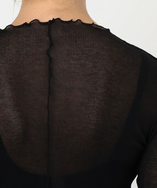 TOMORROWLAND / トゥモローランド カットソー | HAKUJI Sheer rib BN PO ボトルネック プルオーバー | 詳細6