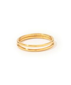 TOMORROWLAND / トゥモローランド リング | les solides simple double リング