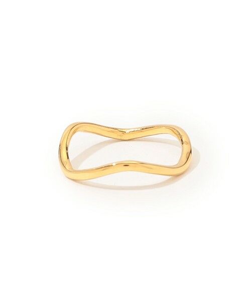 TOMORROWLAND / トゥモローランド リング | les solides simple wavy リング（91 ゴールド）
