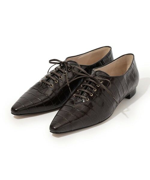 TOMORROWLAND / トゥモローランド フラットシューズ | NEBULONI E. LACE UP ポインテッドシューズ | 詳細1