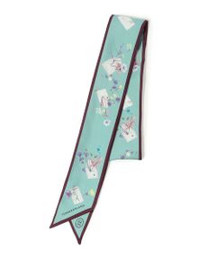 TOMORROWLAND / トゥモローランド バンダナ・スカーフ | ATELIER TOMORROW FLOWER LETTER シルク ツイリースカーフ